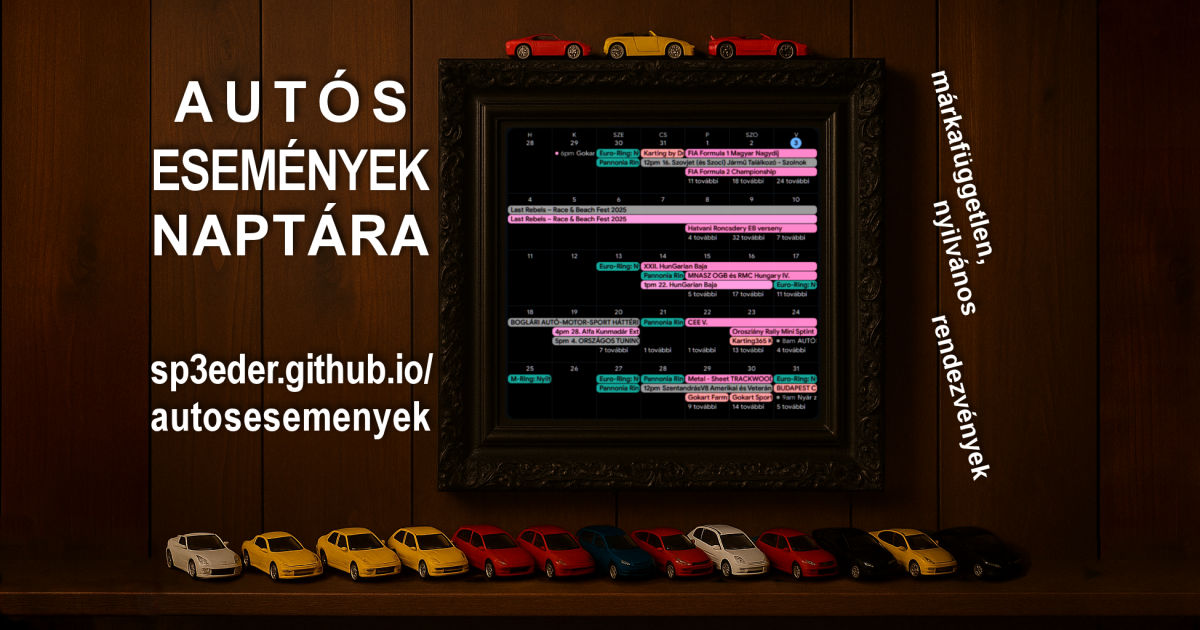 Autós Események Naptára